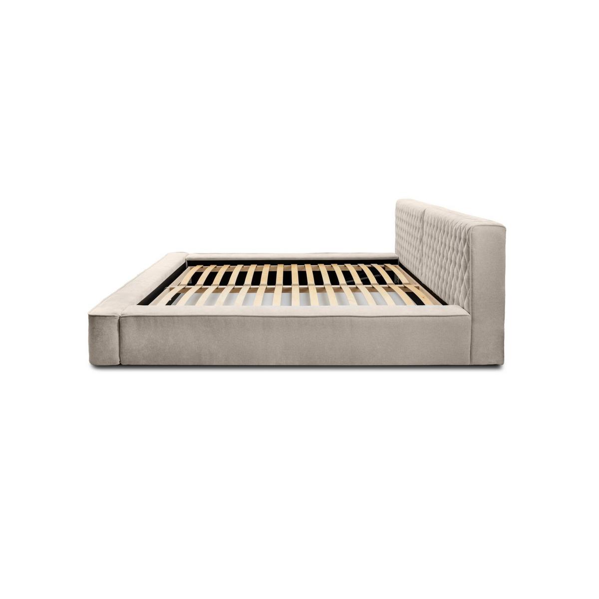 POLSTERBETT Norfolk In Ditra - Beige, Holzwerkstoff/Textil (160/200cm) - Fun Möbel