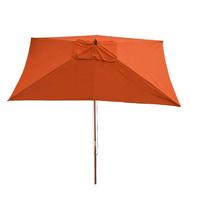 SONNENSCHIRM Orange - Orange, Holz (300/200cm) - MCW
