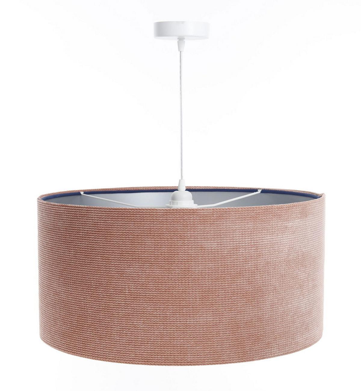 HÄNGELEUCHTE Rosa 50/25 cm - Pink/Silberfarben, Kunststoff (50/0.6/25cm) - ONZENO