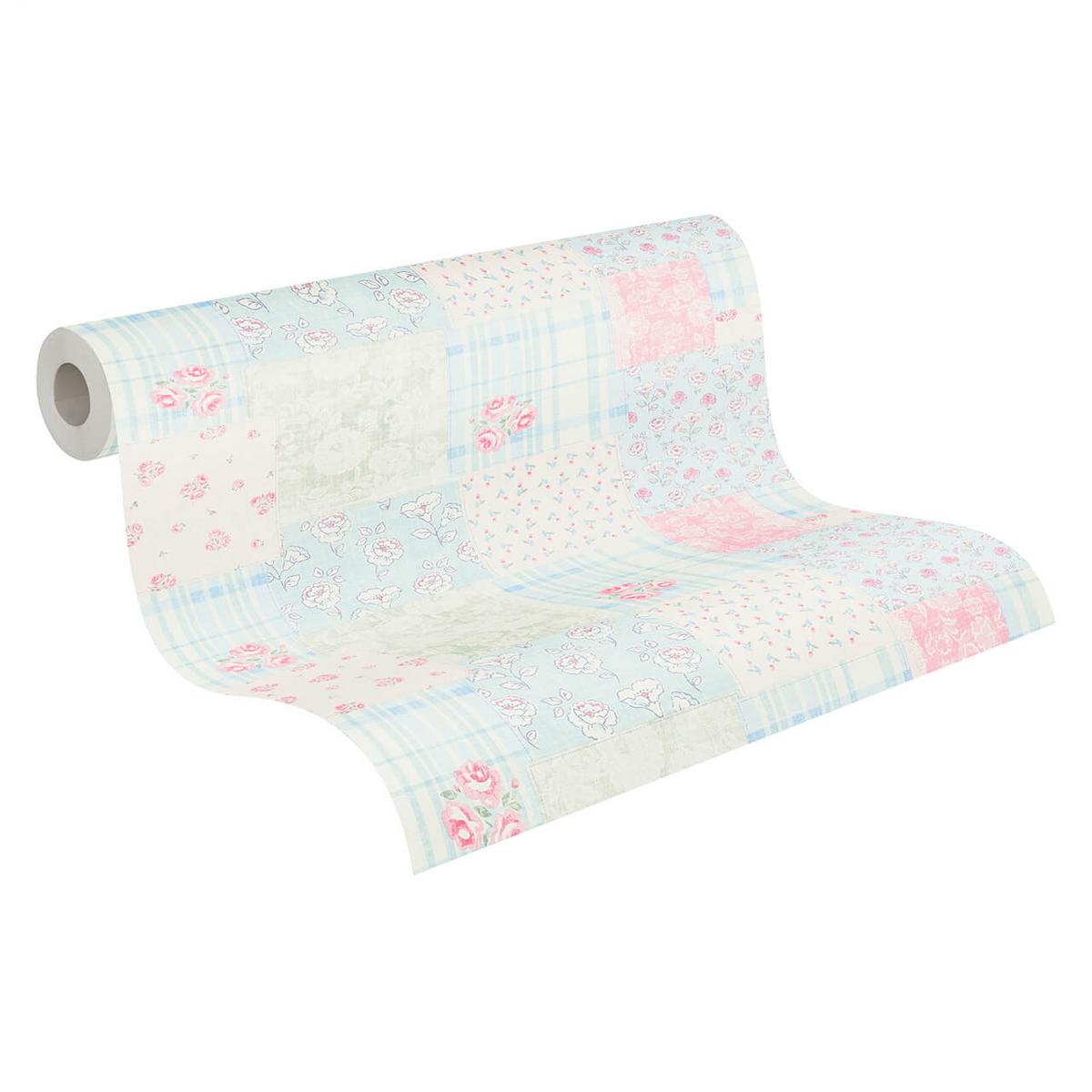 VLIESTAPETE Blau 53/1005 cm - Pink, Kunststoff/Textil (53/1cm) - KUNSTLOFT