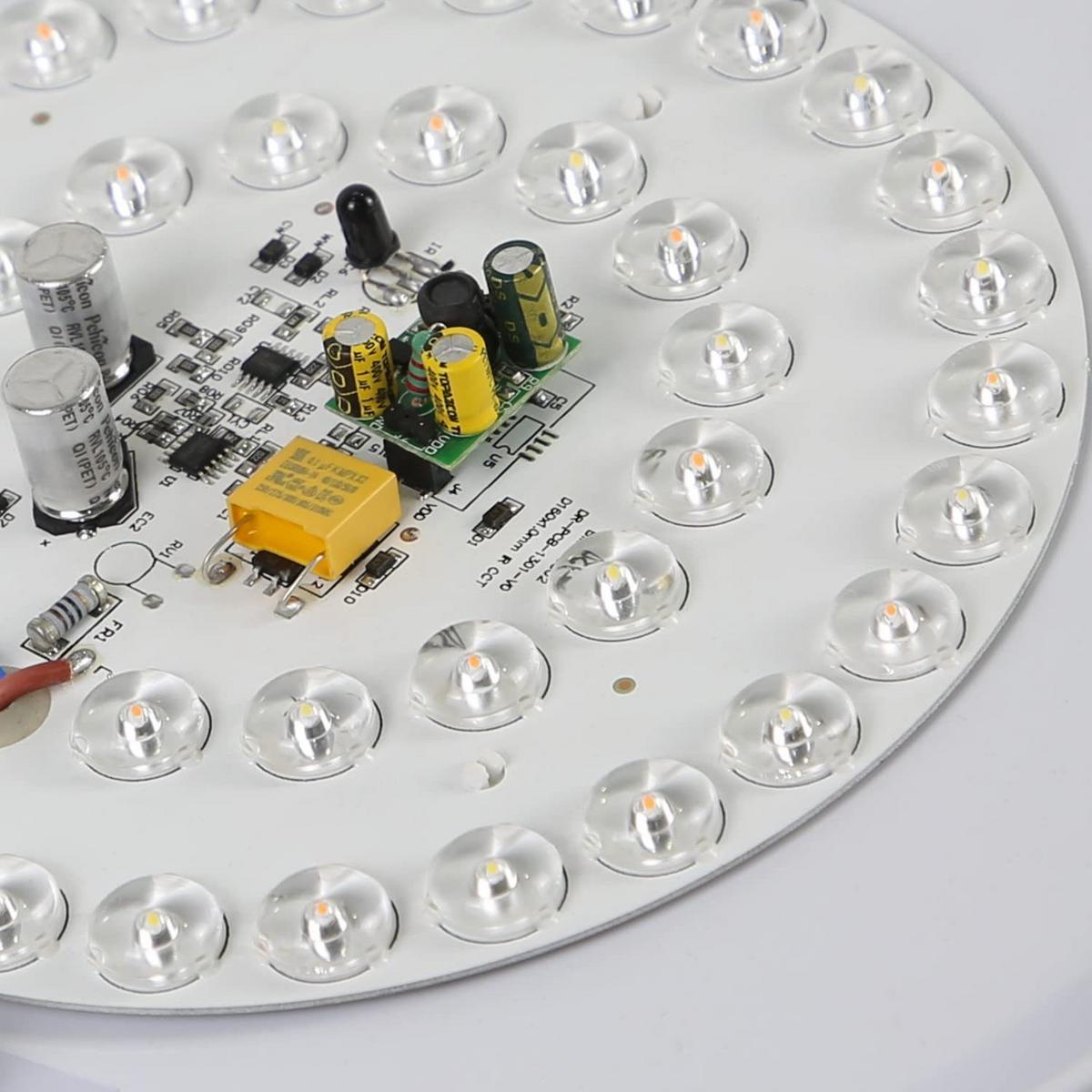 LED-DECKENLEUCHTE Daniel 30/30/6 cm - Weiß, Kunststoff (30/30/6cm) - Nettlife