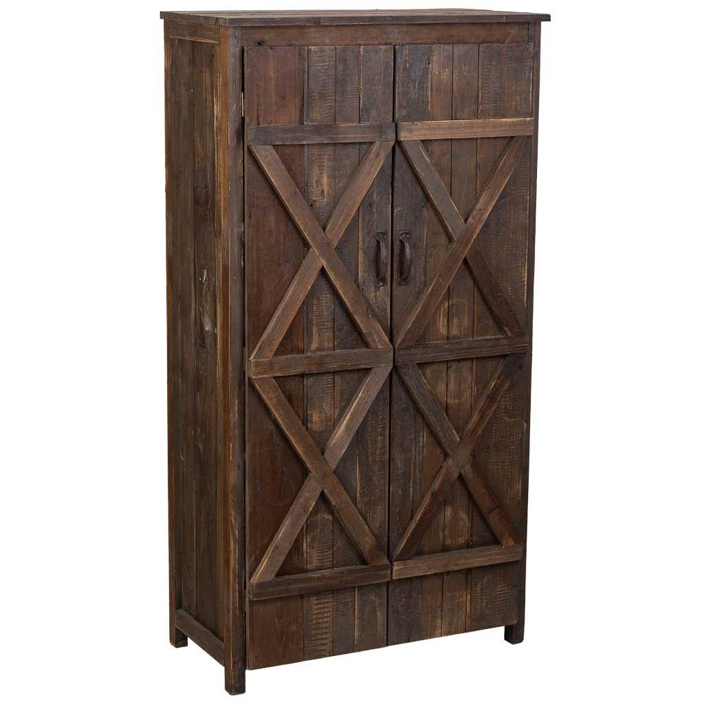 KLEIDERSCHRANK 78x40x148 cm Braun - Braun, Holz (78/148/40cm) - Wanderlust
