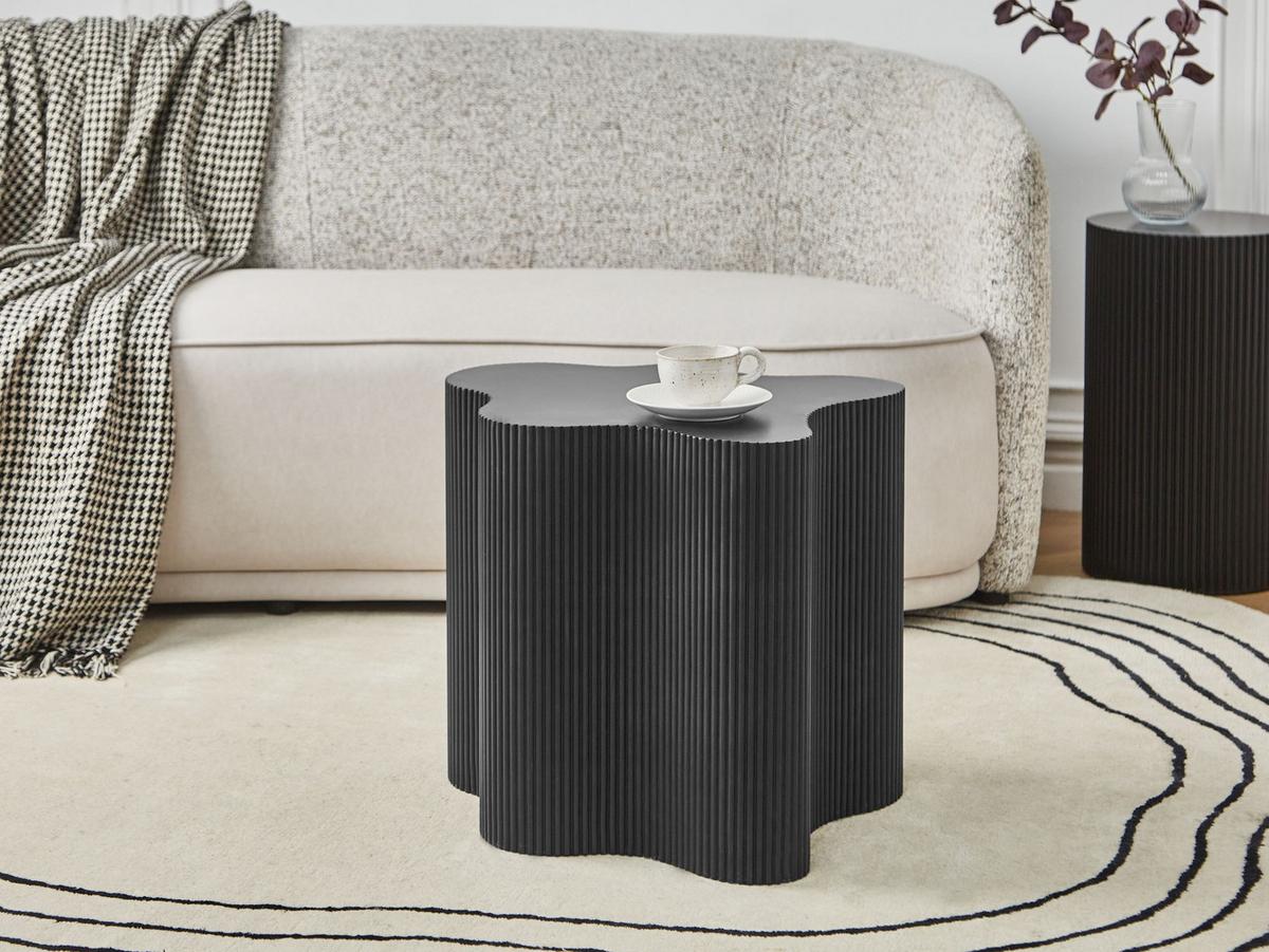 BEISTELLTISCH Schwarz Perry - Schwarz, Holzwerkstoff (40/45/45cm) - Beliani