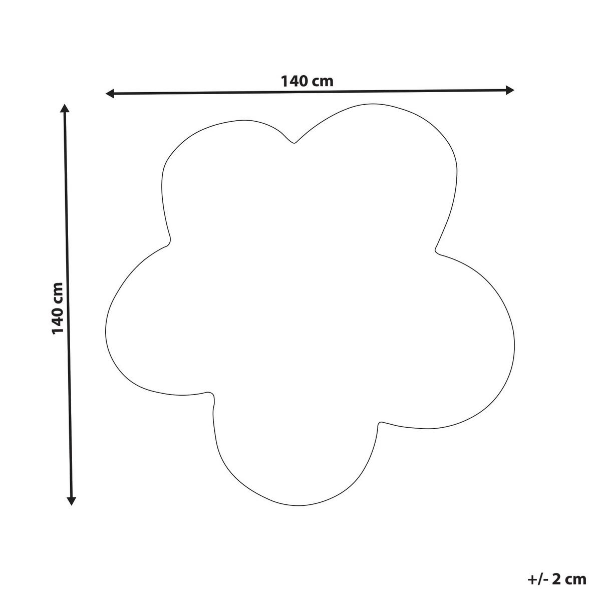 TEPPICH Hellgrün 140 cm Wolle Kokkini - Hellgrün, Textil (140/140cm) - Beliani