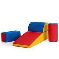 SCHAUMSTOFFBLOCK Gelb (5-teilig) - Gelb, Kunststoff (40/20/40cm) - COSTWAY