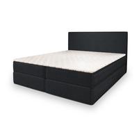 BOXBETT PELLIO 140x200 cm mit Matratze und Topper - Schwarz - Schwarz, Holz (140/200cm) - MASSENO