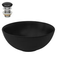 WASCHBECKEN - Schwarz, Keramik (32/13.5/32cm) - ML-DESIGN