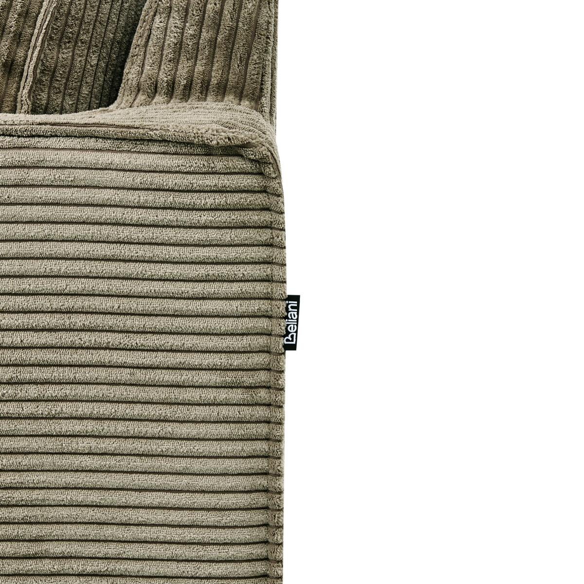 SESSEL Cord Grün Vind - Grün, Textil (79/82/85cm) - Beliani
