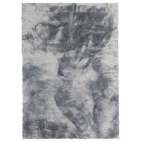 LUXUS SUPER SOFT FELLTEPPICH ASPEN MELIERT - Grau, Textil (70/140cm) - Pergamon