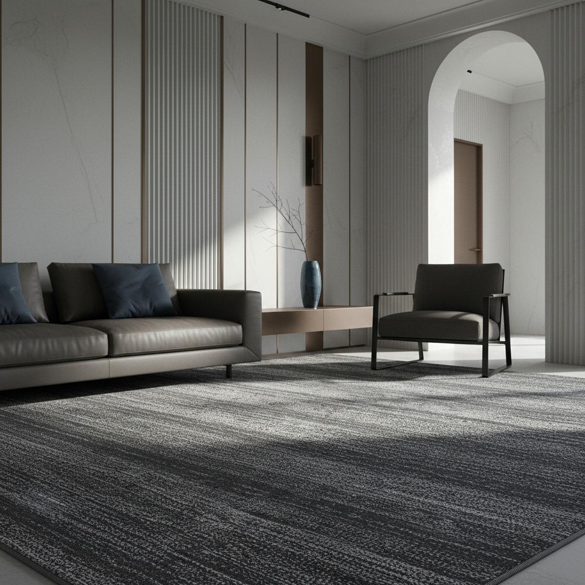KURZFLORTEPPICH INN, einfarbig, Grau, 80 x 150 cm - Grau, Textil (150/80cm) - KADIMA DESIGN