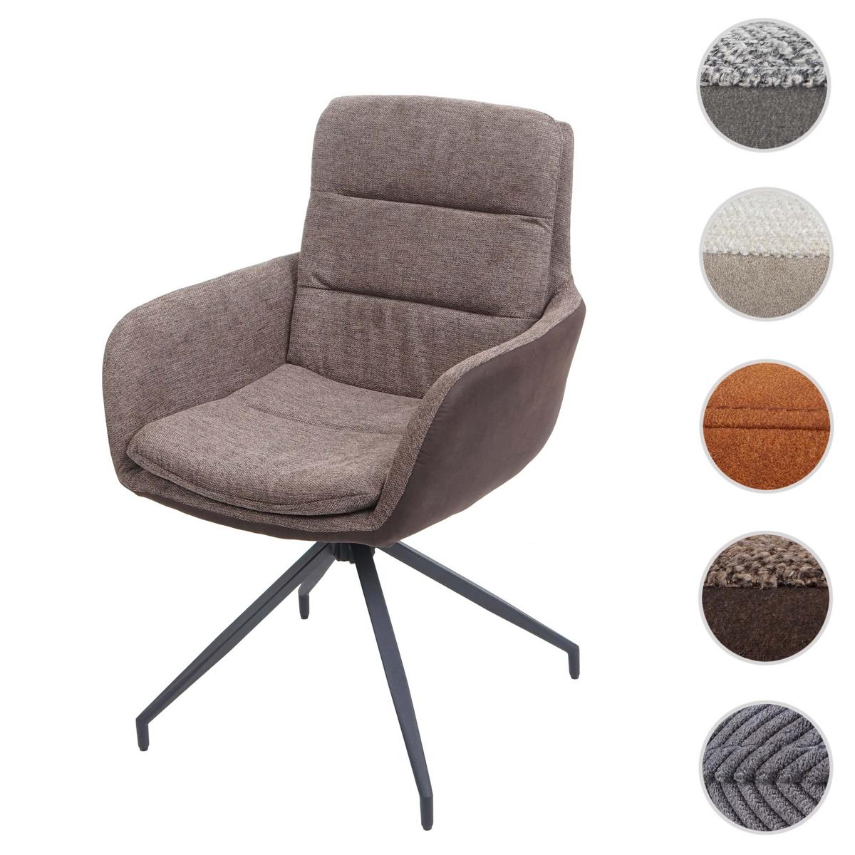 ESSZIMMERSTUHL Braun, Dunkelbraun - Dunkelbraun/Braun, Textil (60/89/54cm) - MCW