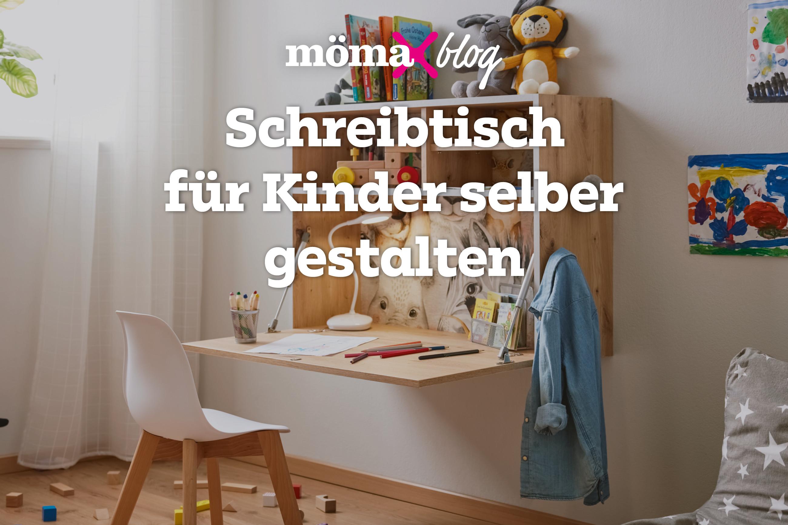 Schreibtisch für Kinder selber gestalten