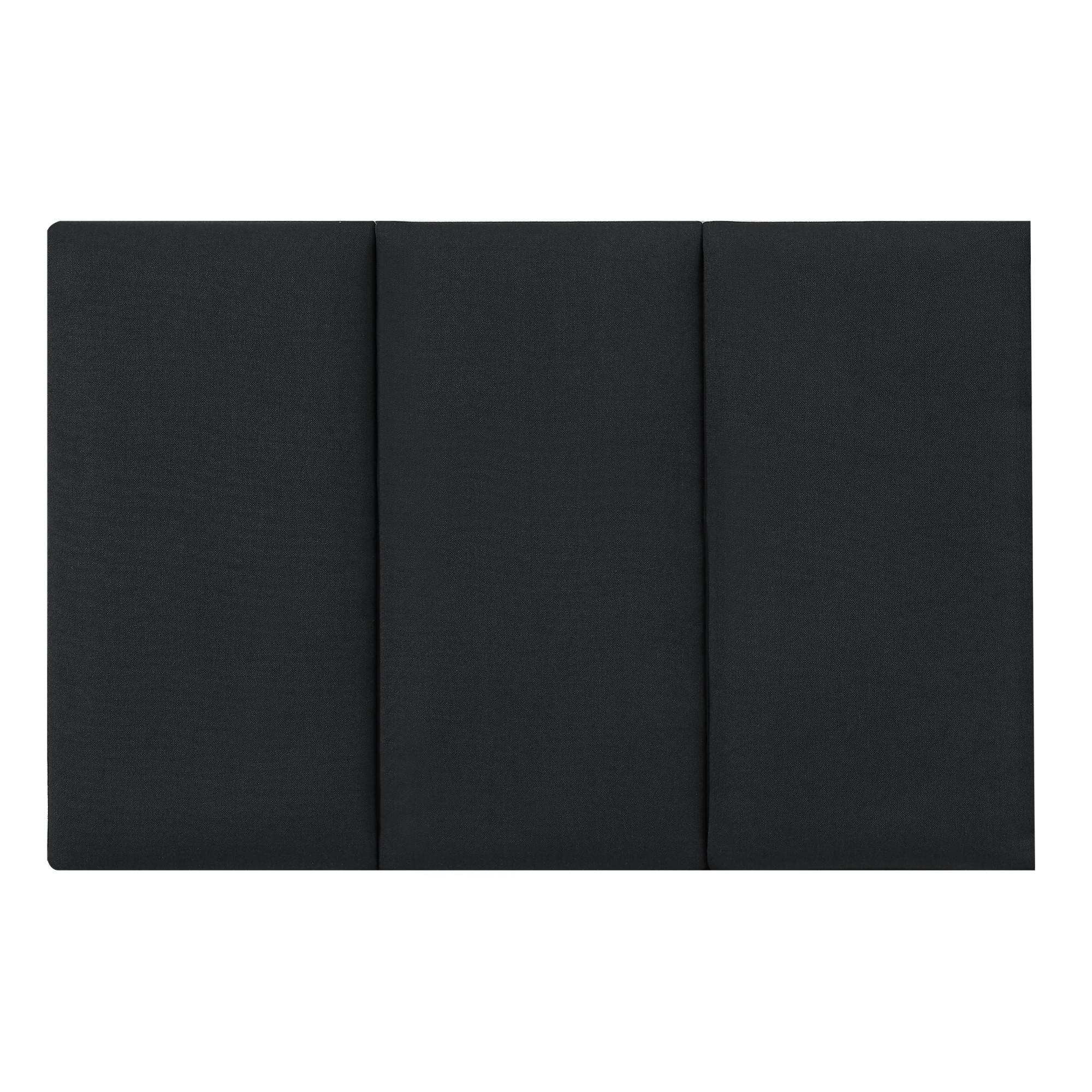 KOPFPOLSTER-SET 3 TLG. Carpino - Schwarz, Textil (30/60/3cm) - [neu.haus]