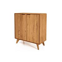 KOMMODE HOCH GREG Wildeiche - Wildeiche, Holz (90/92/40cm) - byoak