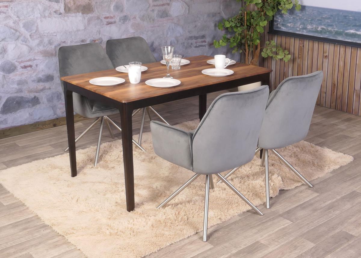 ESSTISCH rechteckig Braun - Braun, Holz (80/135/76cm) - MCW