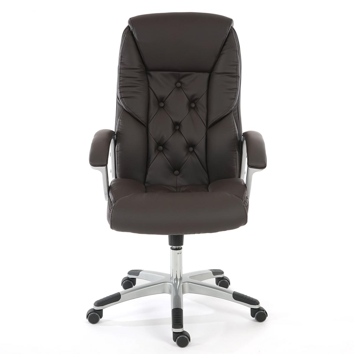 PROFI-BÜROSTUHL XXL Braun - Braun, Textil (68/125/77cm) - MCW