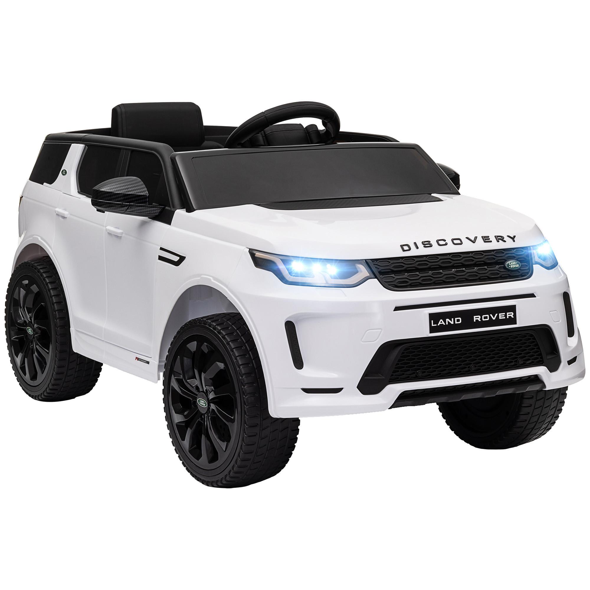 KINDER Elektroauto 12V Kinderauto mit 2,4G Fernbedienung, Musik, 3-5 km/h - Weiß, Kunststoff (106/65.5/51cm) - AIYAPLAY