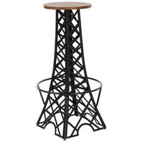 HOCKER, schwarz, 42x80cm - Schwarz, Metall (42/80/42cm) - Wanderlust