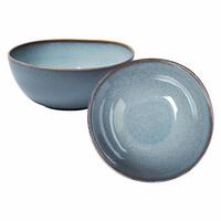 SERVIERSCHÜSSELN Lave Glacé ø 28,4 cm 2er Set - Türkis, Keramik (25.4cm) - like.Villeroy & Boch