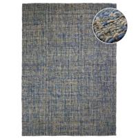WOLLTEPPICH OTLEY, einfarbig, Blau, 200 x 290 cm - Blau, Textil (290/200cm) - KADIMA DESIGN