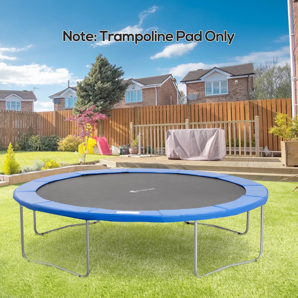 RANDABDECKUNG, PVC, Blau, Ø366 cm - Blau, Kunststoff (366/366cm) - HOMCOM