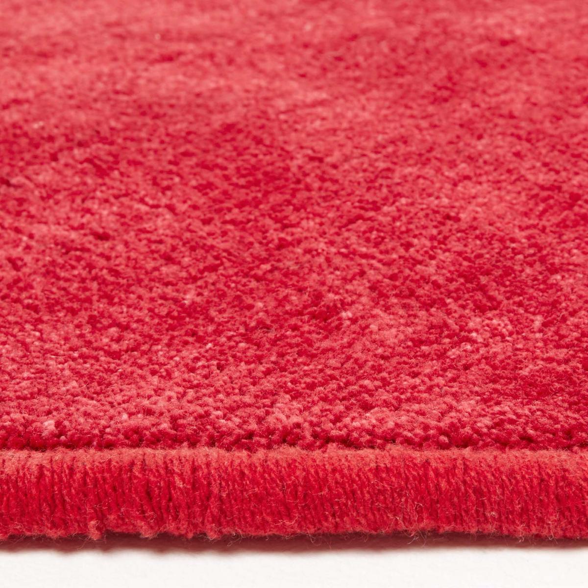 KURZFLOR-TEPPICH rund getuftet 150 cm - Rot, Textil (150/150cm) - Homescapes