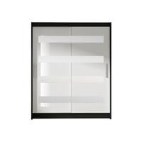 SCHWEBETÜRENSCHRANK Westa XIII - Silberfarben/Multicolor, Holzwerkstoff/Metall (150/200/58cm) - MIRJAN24