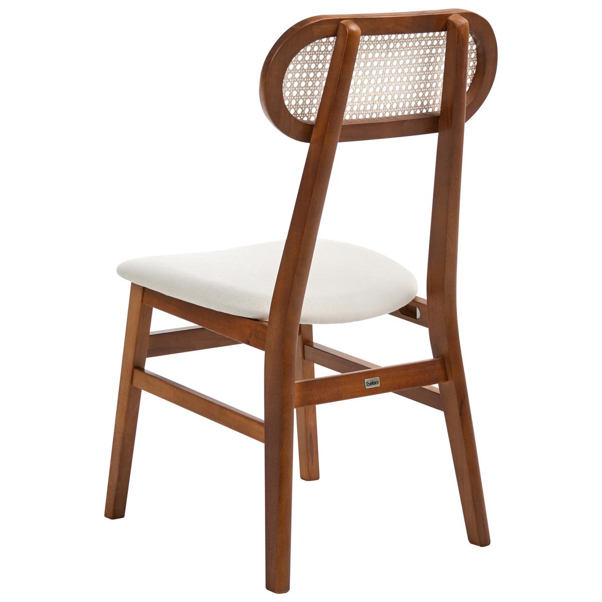 ESSZIMMERSTUHL 2er-Set Holz Braun/Hellbeige Fallon - Beige, Holz (47/90/50cm) - Beliani