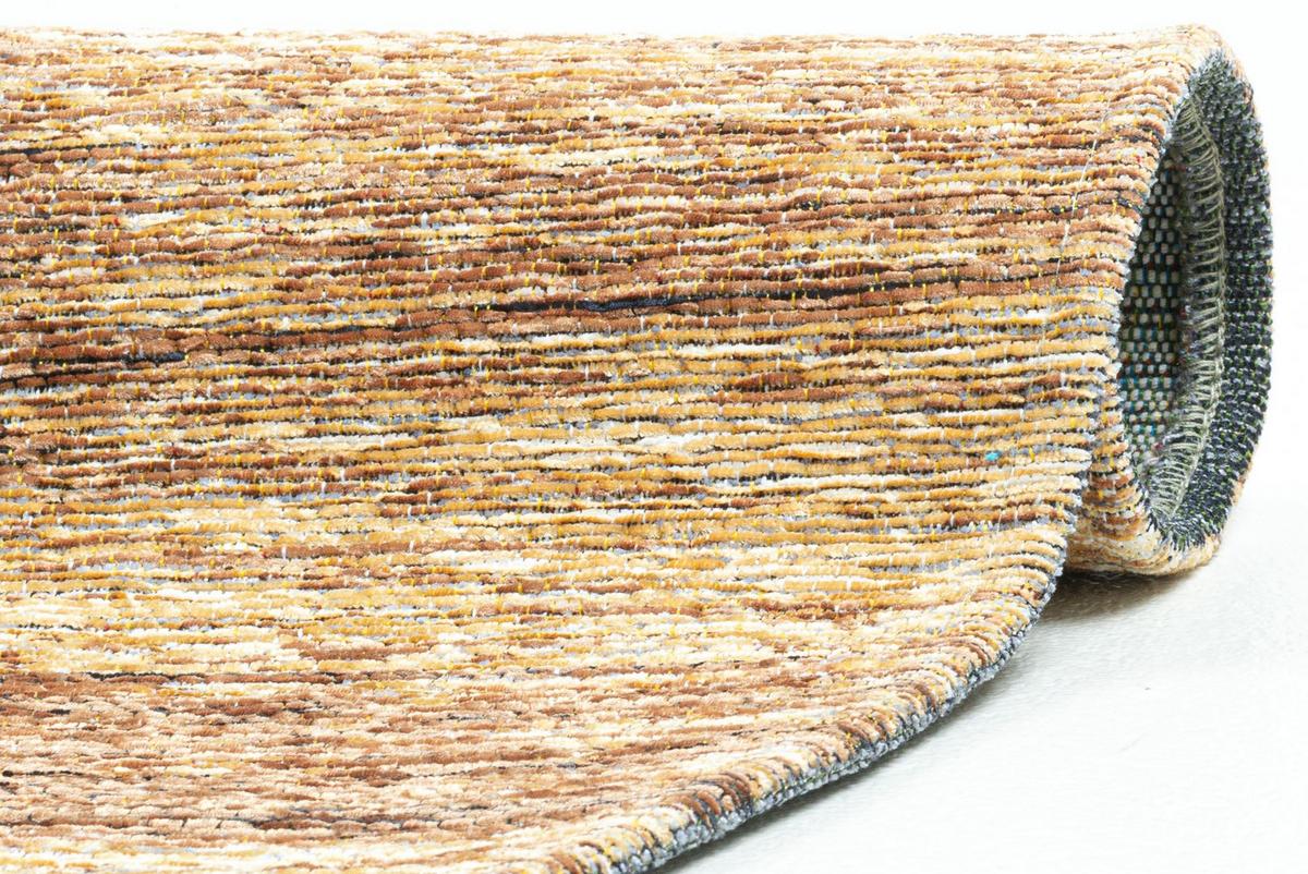 FLACHWEBTEPPICH Keitum 160x160 cm - Braun, Textil (160/160cm) - Sansibar SYLT