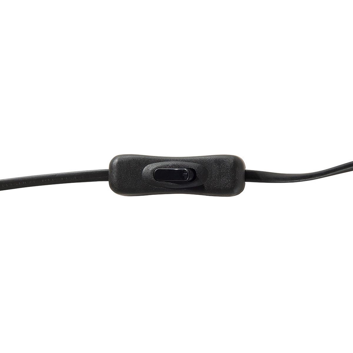 SCHREIBTISCHLAMPE Meramec 19/19/80 cm - Schwarz, Metall (19/19/80cm) - Beliani
