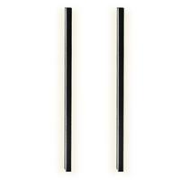 LED-DECKENLEUCHTE Macnamara(2er-set) 4/2.5/100cm - Schwarz, Metall (2.5/4/100cm) - Nettlife