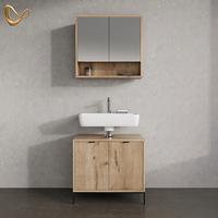 BADMÖBEL-SET ATERNO Viking Oak 2 Teile - Eichefarben, Holzwerkstoff (70/63/45cm) - Livinity®