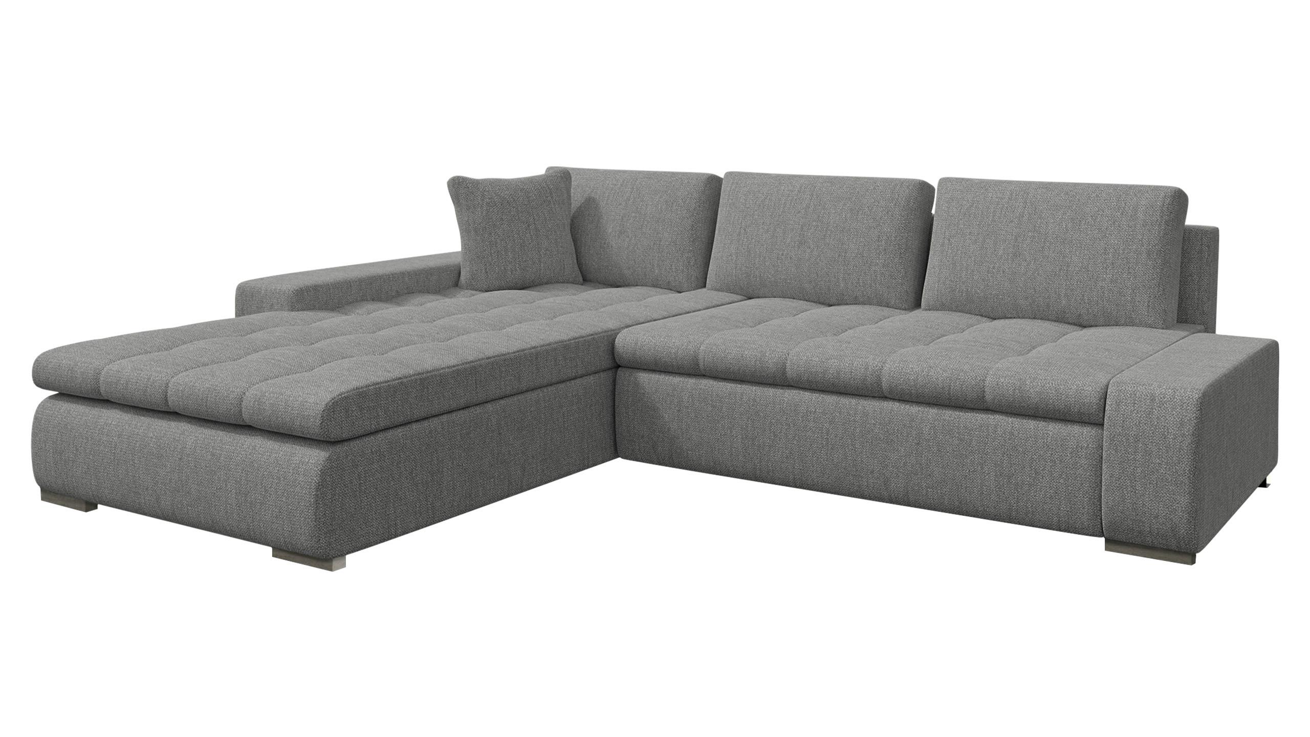 ECKSOFA Orkan - Alufarben, Holz/Textil (302/213cm) - MIRJAN24