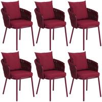 ESSZIMMERSTUHL Bordeaux - Bordeaux, Textil (56/71/57cm) - MCW