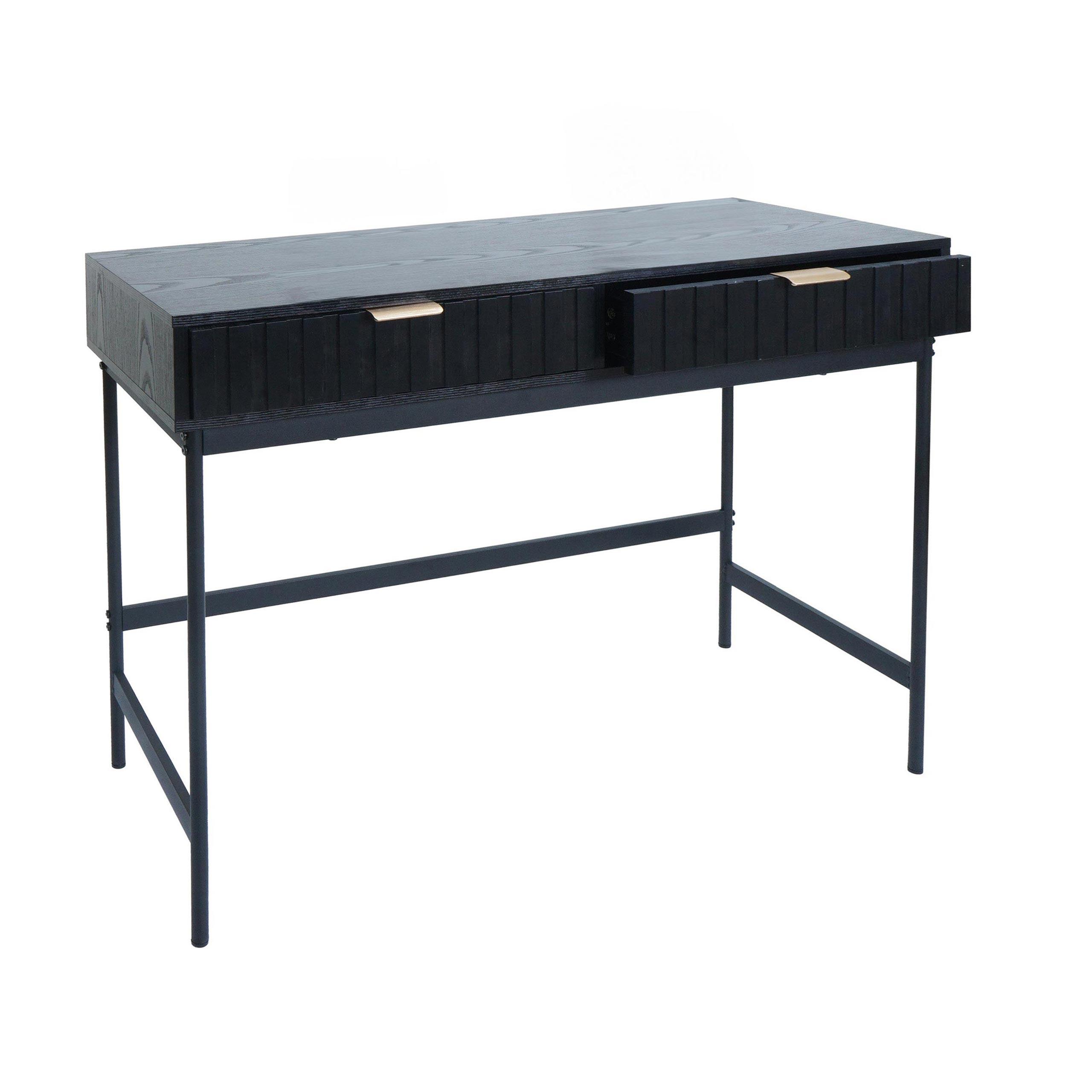 KONSOLENTISCH eckig Schwarz - Schwarz, Holzwerkstoff (40/100/85cm) - MCW