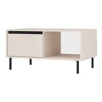 COUCHTISCH OSTIA 100,2/50/60 cm Beige - Beige, Holzwerkstoff (60/100.2/50cm) - MASSENO