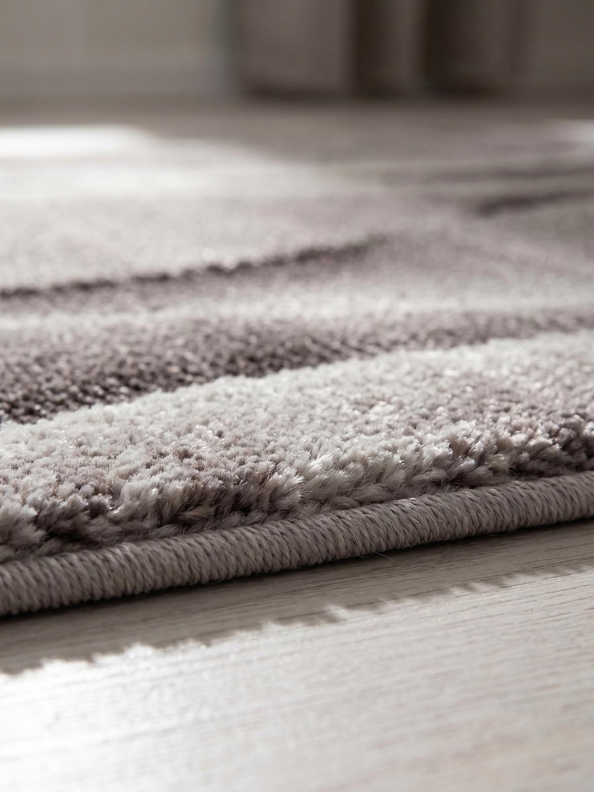 KURZFLORTEPPICH DRAU, mit Farbverlauf, Braun, 80 x 300 cm - Braun, Textil (300/80cm) - KADIMA DESIGN