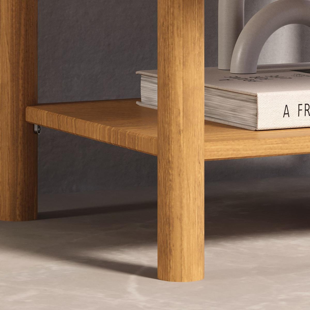NACHTKOMMODE CEFIRA Eiche - Eichefarben, Holz (50/51/41cm) - IDIMEX