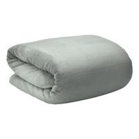 DECKE Aurelia 150/200 cm Hellgrau - Hellgrau, Textil (200/150cm) - Beautissu 