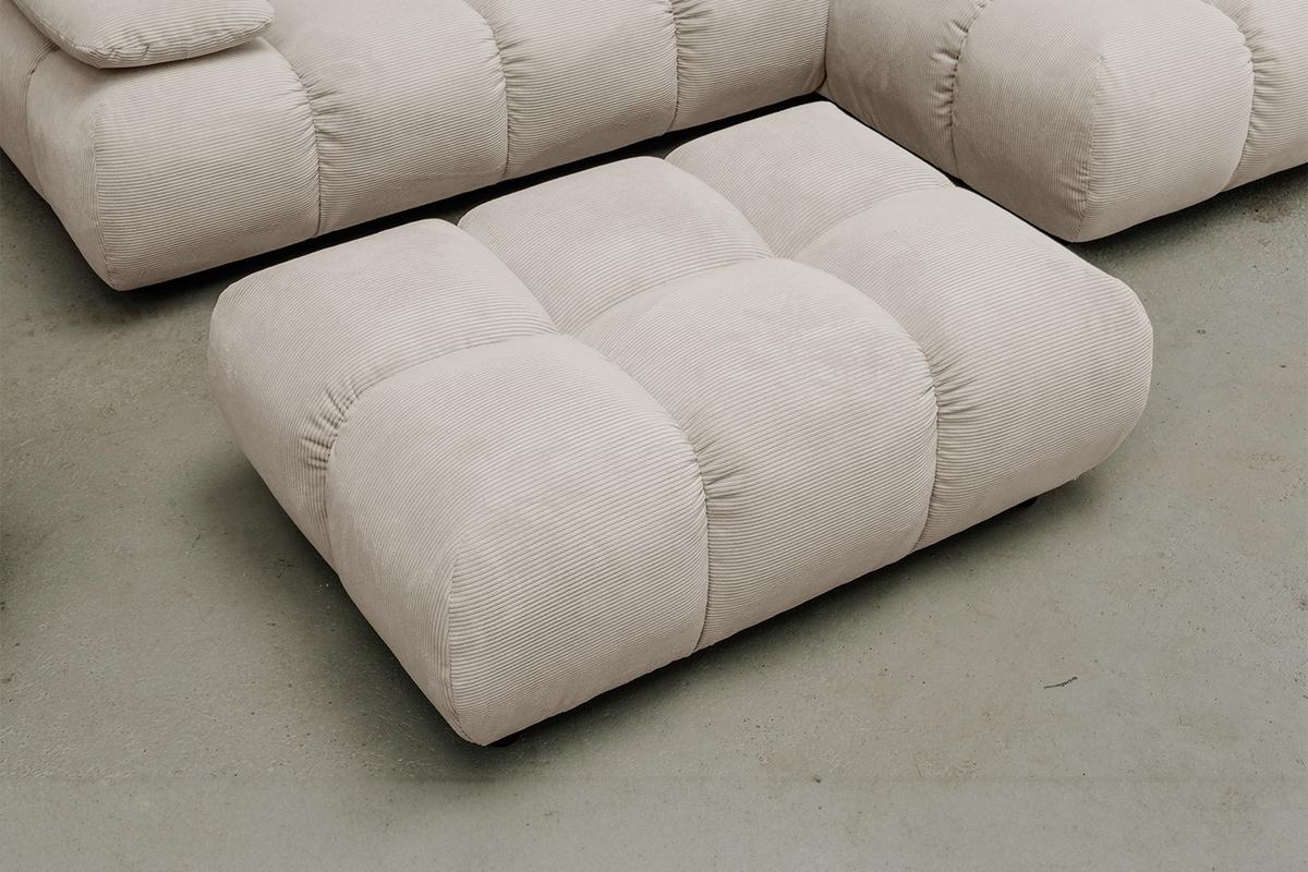 SITZGRUPPE VIVIEN 3ER SET Beige Cord (1er-Set) - Beige, Kunststoff/Textil (359/85/510cm) - KAWOLA