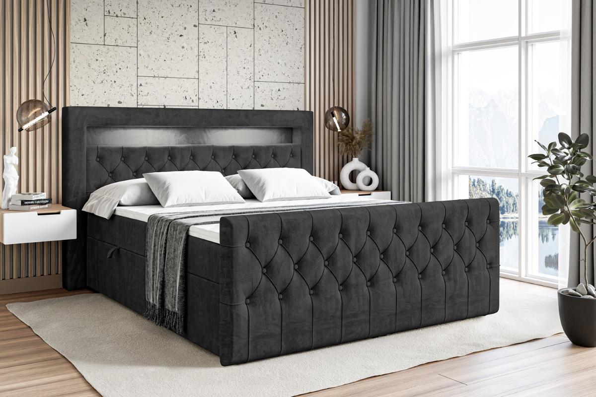 DELETED - Schwarz, Holzwerkstoff (160/200cm) - ALTDECOR