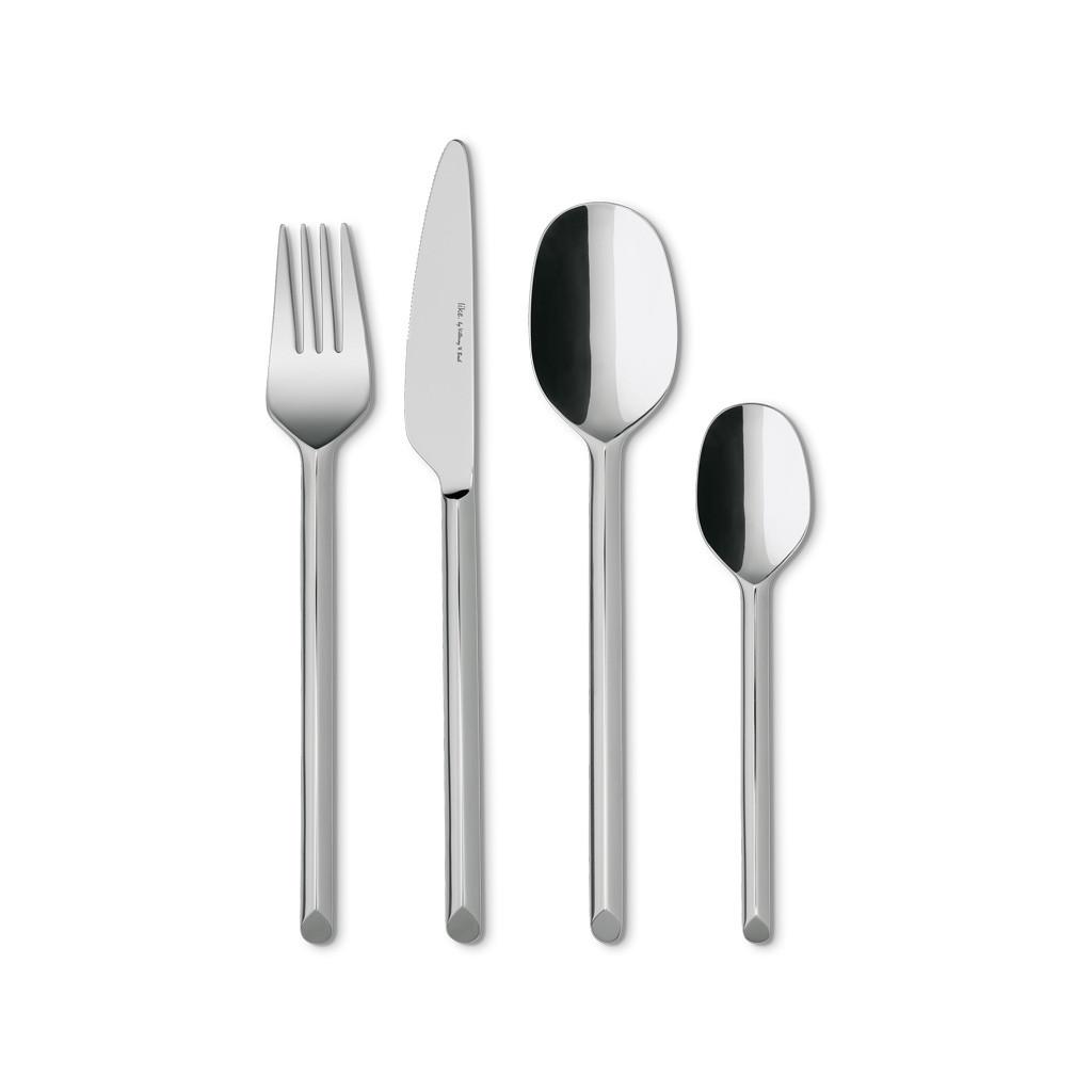 TAFELBESTECK Like Cutlery silber 16-tlg. - Silberfarben, Metall - like.Villeroy & Boch
