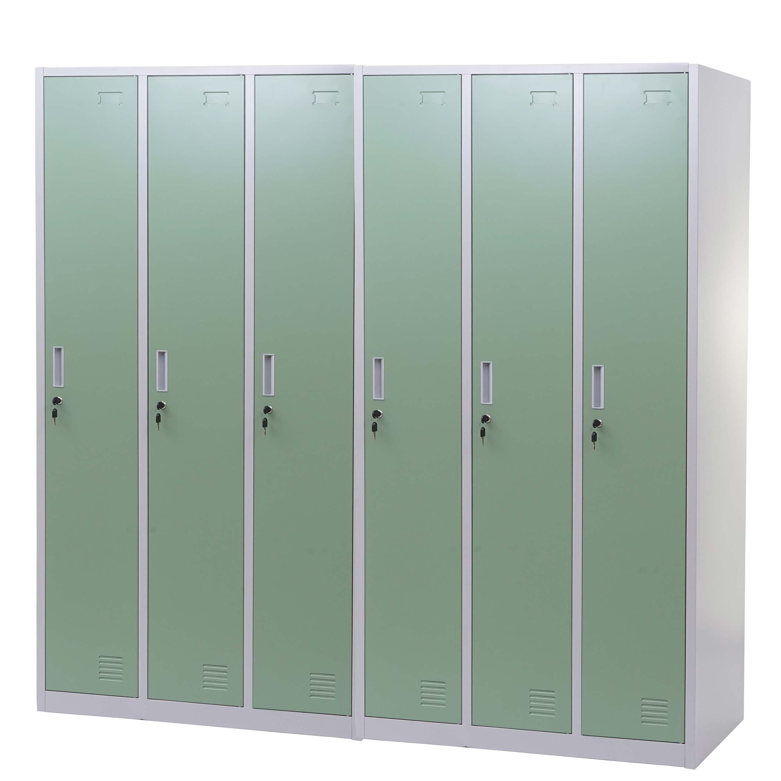 SCHLIESSFACH Green 2er-Set-Set - Grün, Metall (180/180/50cm) - MCW
