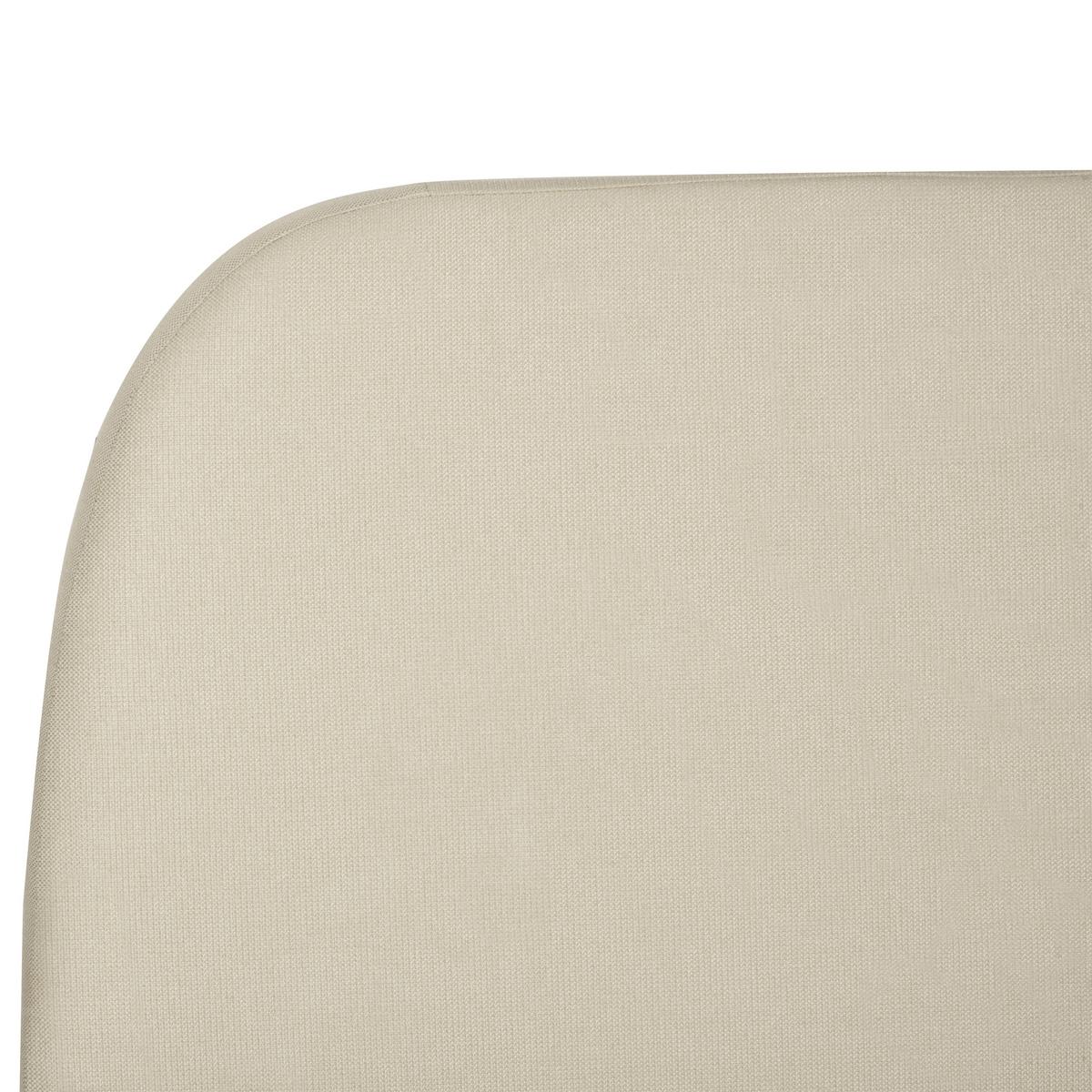 POLSTERBETT mit Lattenrost 160x200 cm Beige Roisel - Creme, Textil (160/200cm) - Beliani