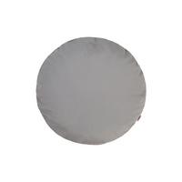 KISSENHÜLLE Rund Wunschton silber 50 cm Ø - Grau, Textil (50/50cm) - beties Heimtextil