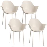 GARTENSTUHL, Stahl, Kunststoff, Grau - Grau, Metall (55/84/59cm) - Outsunny