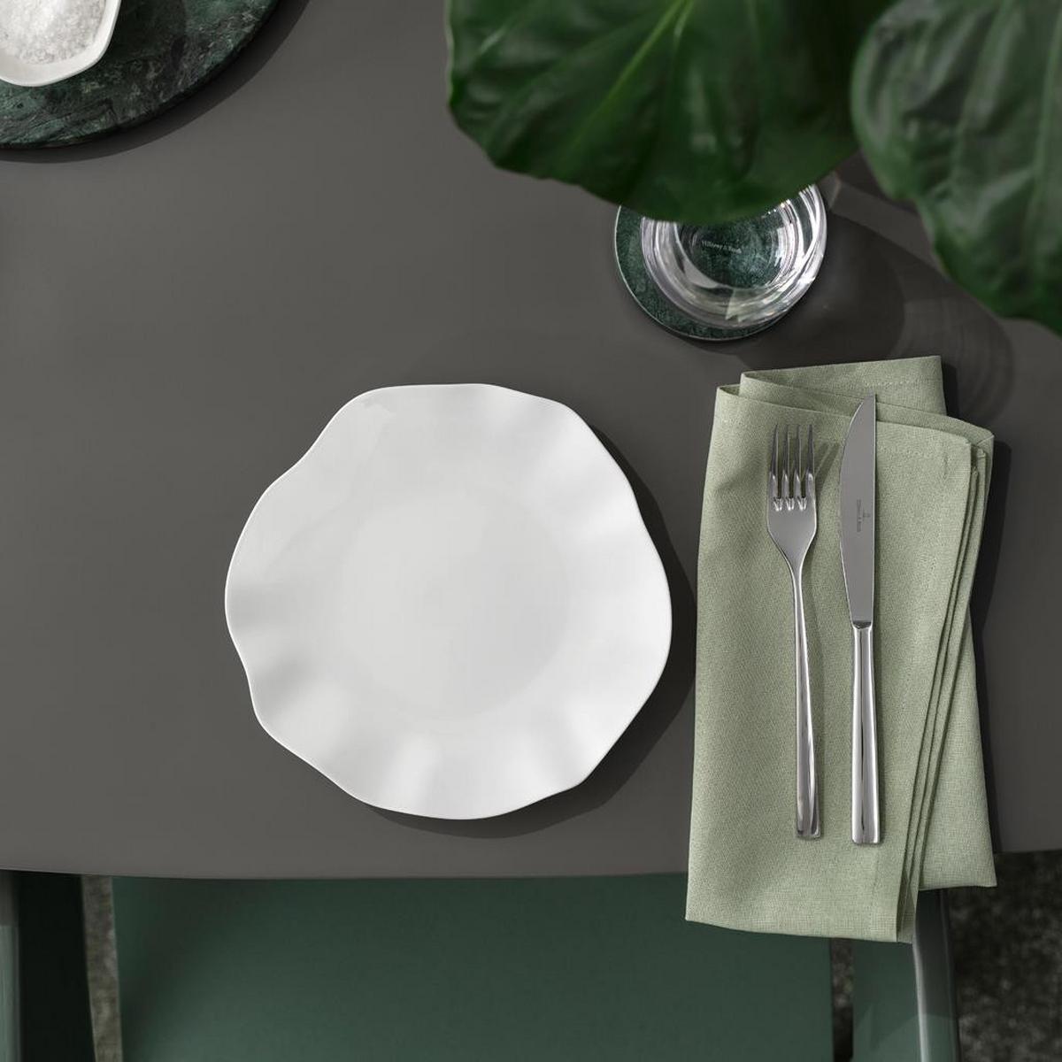 FRÜHSTÜCKSTELLER Pura weiß ø 22 cm 6er Set - Weiß, Keramik (22cm) - Villeroy & Boch