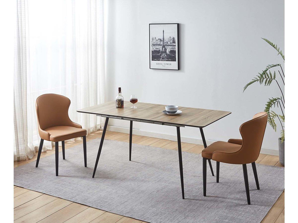 STUHL 2er Set tina Braun - Braun, Textil (59/86/51cm) - Habitat Garten