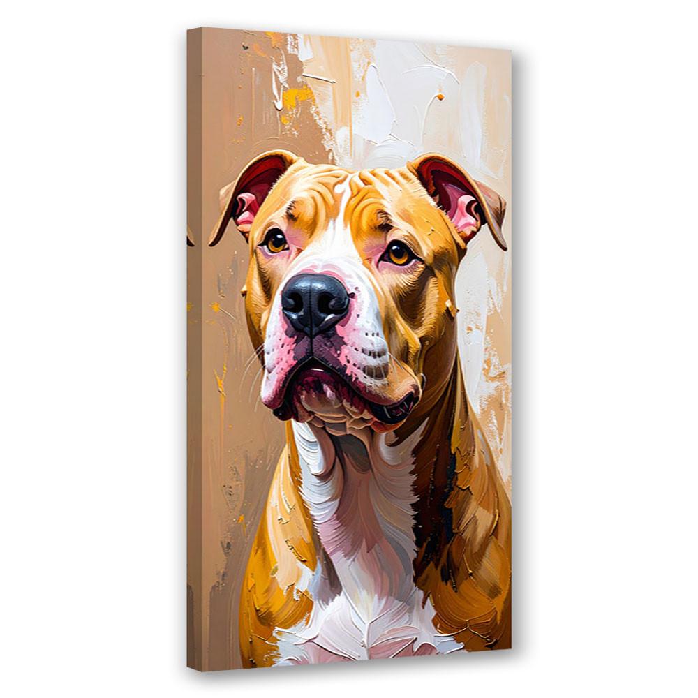 Feeby LEINWANDBILD Pitbull Hund Tier 40x80cm online kaufen ➤ mömax