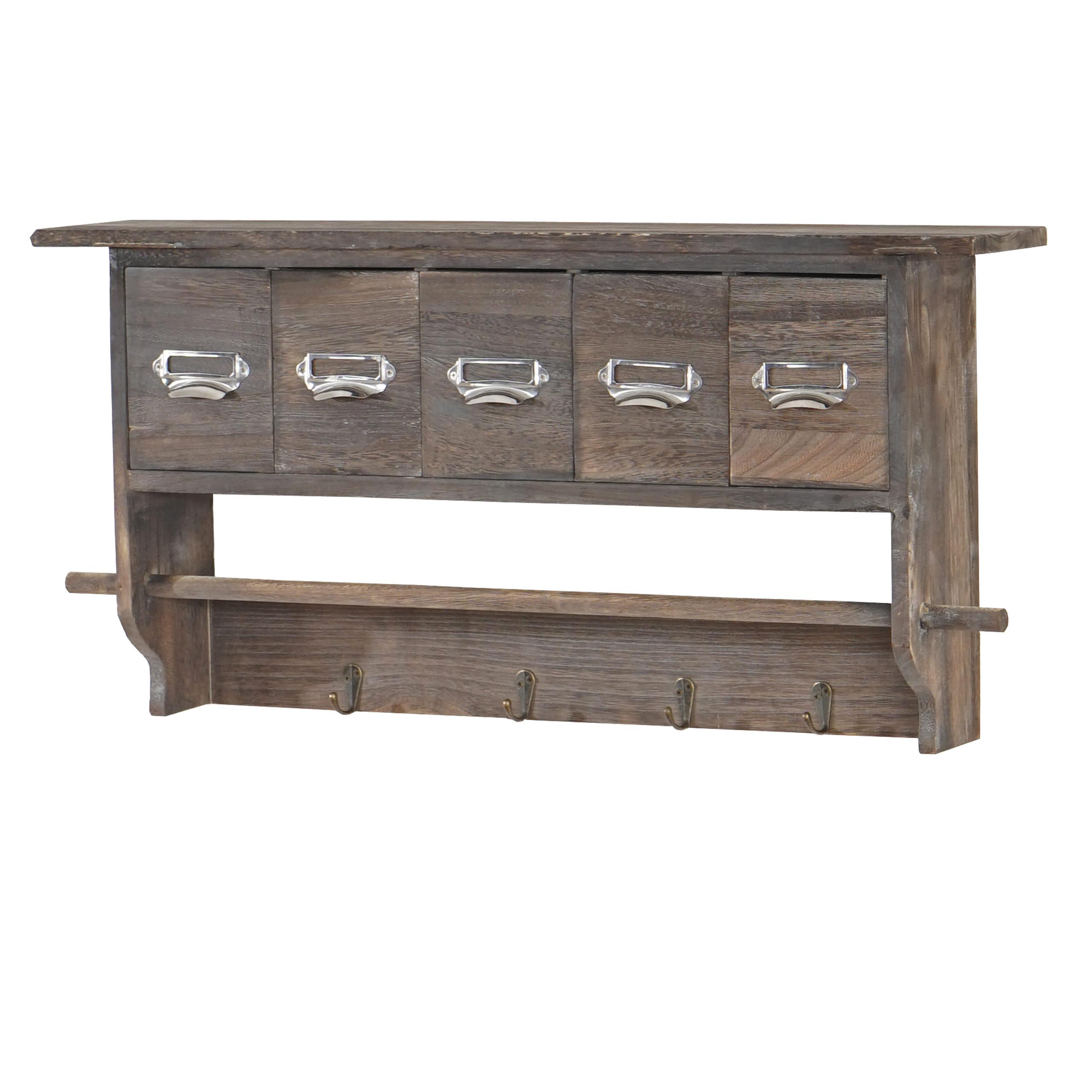 GARDEROBE Braun - Braun, Holz (65/32/13cm) - MCW